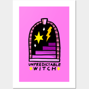 Unpredictable witch Posters and Art